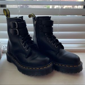 Dr. Marten 1460 Smooth Leather Buckle Boot